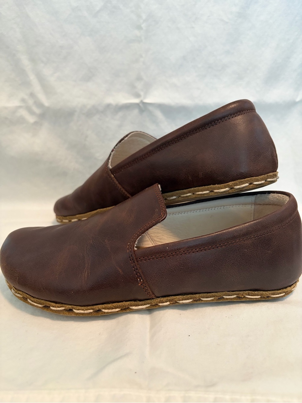 Classic Women's Slip-On Loafers in Dark Brown